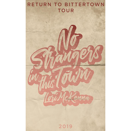 No strangers in this town poster Lori McKenna